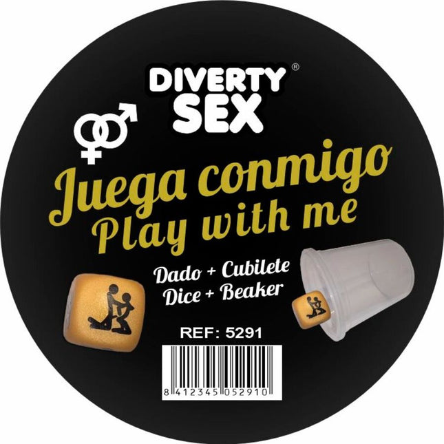 DIABLO PICANTE - DÉ DUR DORÉ AVEC POSITIONS ET CUBE by DIABLO PICANTE