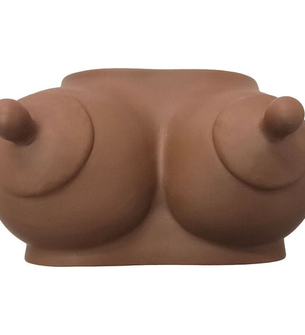 DIABLO PICANTE - TIRELIRE EN FORME DE SEINS TON FONCÉ by DIABLO PICANTE