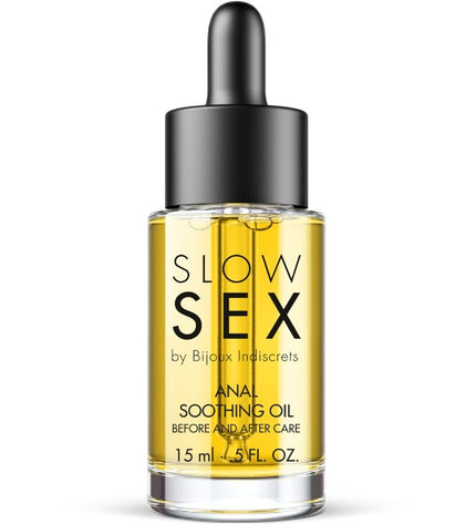 BIJOUX INDISCRETS - HUILE ANALE APAISANTE POUR SEXE LENT 15 ML by BIJOUX SLOW SEX