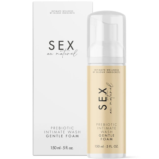 BIJOUX INDISCRETS - SEX AU NATUREL Gel intime prébiotique avec mousse 150 ml by BIJOUX AU NATUREL