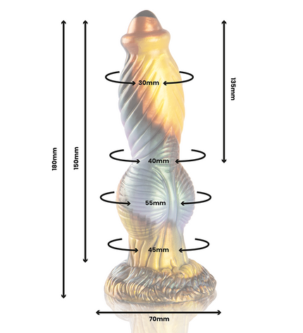 EPIC - PHOENIX DILDO LA RÉSURGENCE DU PLAISIR TÉLÉCOMMANDE RECHARGEABLE by EPIC