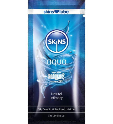 SKINS - AQUA LUBRIFIANT À BASE D'EAU DOSE UNIQUE 5 ML by SKINS