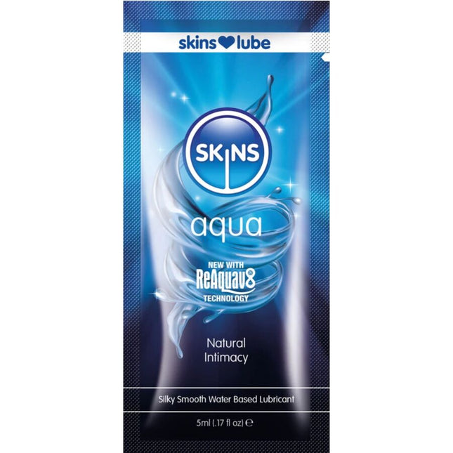 SKINS - AQUA LUBRIFIANT À BASE D'EAU DOSE UNIQUE 5 ML by SKINS