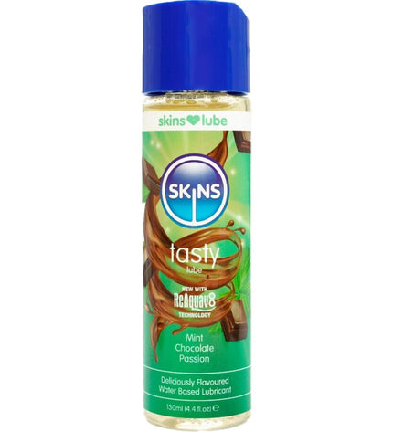SKINS - LUBRIFIANT À BASE D'EAU DÉLICIEUX MENTHE ET CHOCOLAT 130 ML by SKINS