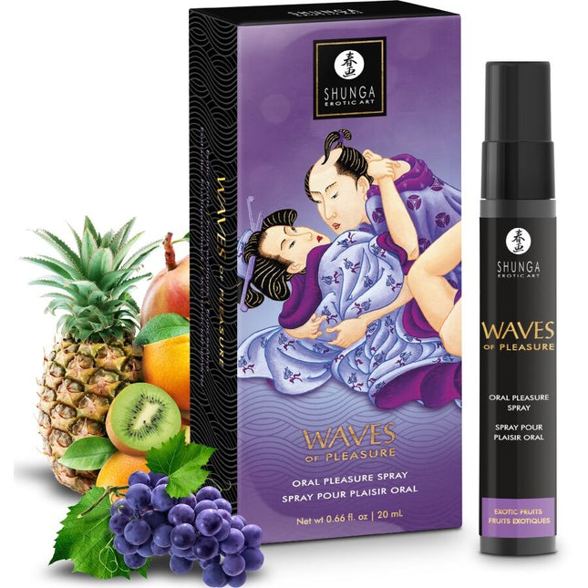 SHUNGA - WAVES PLAISIR SPRAY ORAL SÉDUCTEUR FRUITS EXOTIQUES 20 ML by SHUNGA APHRODISIACS