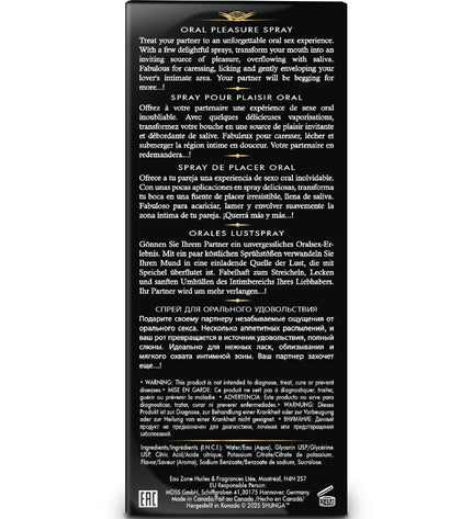 SHUNGA - WAVES PLEASURE SPRAY ORAL SEDUCTIVE FRAISE 20 ML by SHUNGA APHRODISIACS