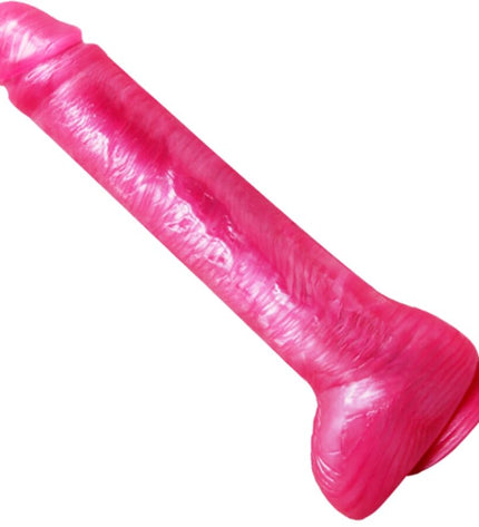 BAILE - GODE DONG ROSE RÉALISTE AVEC VENTOUSE - Concombre Boutique