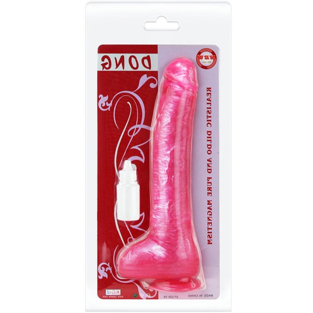 BAILE - GODE DONG ROSE RÉALISTE AVEC VENTOUSE - Concombre Boutique