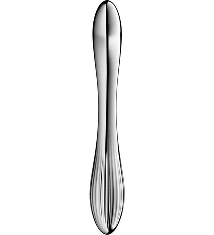 SATISFYER - PURE GRAVITY 1 GODEMICHET DOUBLE EXTRÉMITÉ EN ACIER INOXYDABLE by SATISFYER DILDO