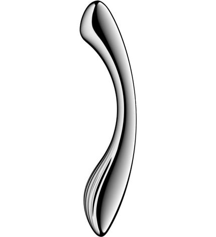 SATISFYER - PURE GRAVITY 1 GODEMICHET DOUBLE EXTRÉMITÉ EN ACIER INOXYDABLE by SATISFYER DILDO
