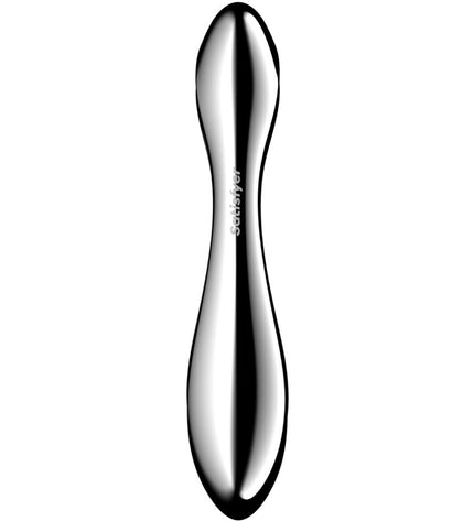SATISFYER - PURE GRAVITY 2 GODEMICHET DOUBLE EXTRÉMITÉ EN ACIER INOXYDABLE by SATISFYER DILDO