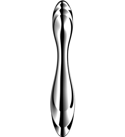 SATISFYER - PURE GRAVITY 2 GODEMICHET DOUBLE EXTRÉMITÉ EN ACIER INOXYDABLE by SATISFYER DILDO