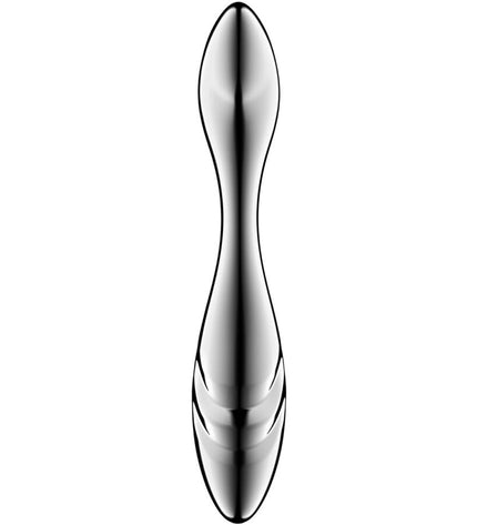 SATISFYER - PURE GRAVITY 3 GODEMICHET DOUBLE EXTRÉMITÉ EN ACIER INOXYDABLE by SATISFYER DILDO
