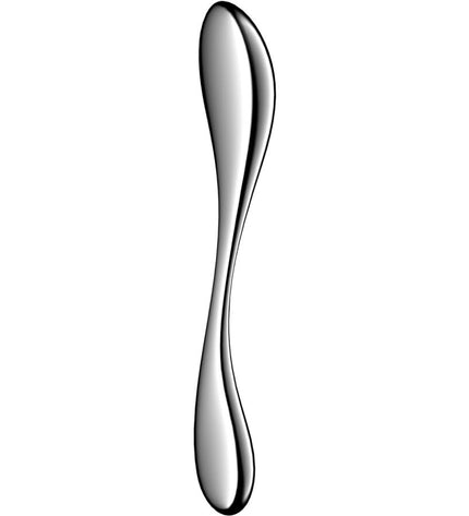 SATISFYER - STAR FORCE 3 GODEMICHET DOUBLE EN ACIER INOXYDABLE by SATISFYER DILDO