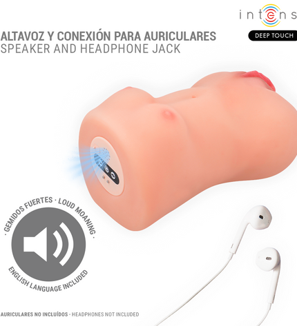 INTENSE DEEP TOUCH - VIBRATEUR ET MASTURBATEUR À SUCCION CATHERINE AVEC VOIX by INTENSE BODIES & MASTURBATORS