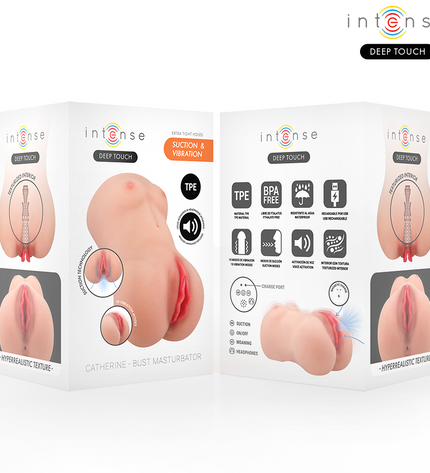 INTENSE DEEP TOUCH - VIBRATEUR ET MASTURBATEUR À SUCCION CATHERINE AVEC VOIX by INTENSE BODIES & MASTURBATORS