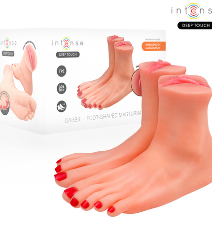 INTENSE DEEP TOUCH - GABBIE MASTUBADOR DEUX PIÈCES EN FORME DE PIED by INTENSE BODIES & MASTURBATORS