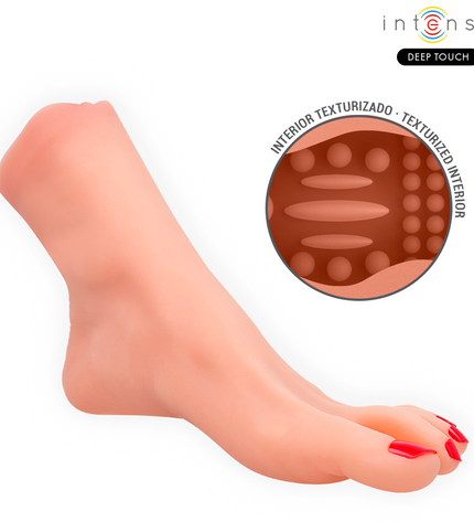 INTENSE DEEP TOUCH - GABBIE MASTUBADOR DEUX PIÈCES EN FORME DE PIED by INTENSE BODIES & MASTURBATORS