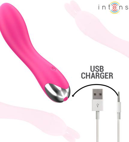 INTENSE - VIBRATEUR CHER AVEC 20 MODES DE MOUVEMENTS ET EMBOUTS INTERCHANGEABLES by INTENSE HIGH TECH
