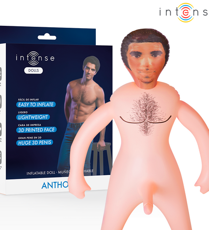 INTENSE DOLLS - POUPÉE GONFLABLE ANTHONY AVEC PÉNIS 3D by INTENSE BODIES & MASTURBATORS