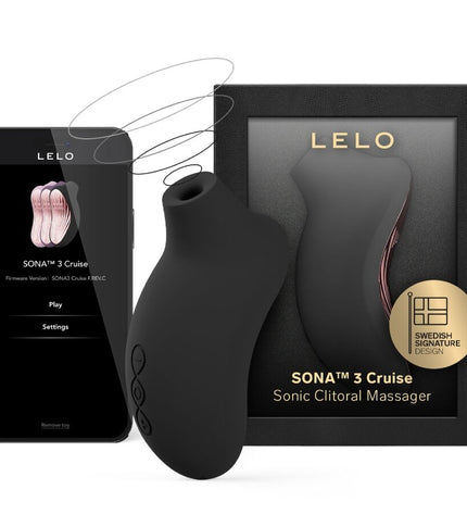LELO - SONA 3 CRUISE MASSEUR CLITORAL SONIQUE NOIR by LELO