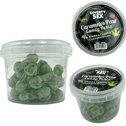 DIABLO GOLOSO - 20 BONBONS POUR PÉNIS ARÔME CANNABIS by DIABLO GOLOSO