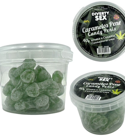 DIABLO GOLOSO - 20 BONBONS POUR PÉNIS ARÔME CANNABIS by DIABLO GOLOSO