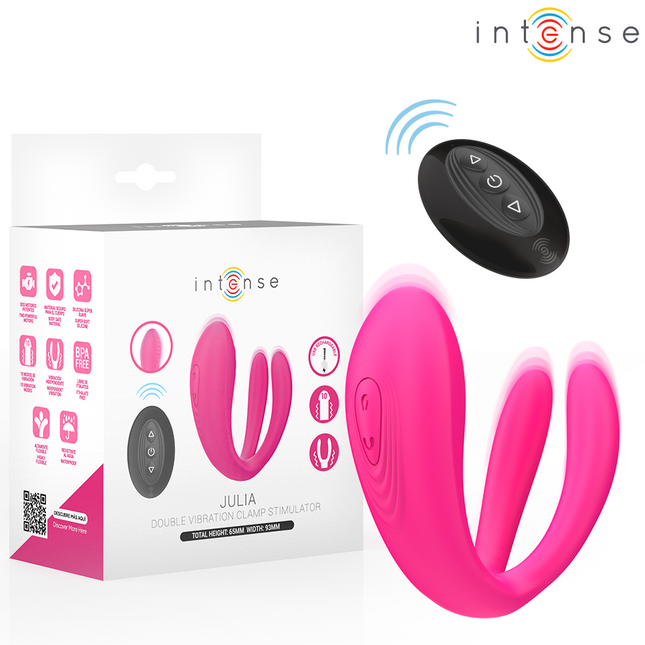 INTENSE - JULIA DOUBLE VIBRATEUR À PINCE STIMULATEUR AVEC TÉLÉCOMMANDE by INTENSE REMOTE CONTROL
