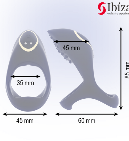 IBIZA - ANNEAU PÉNIS MULTISENSORIEL by IBIZA TECHNOLOGY