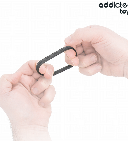 ADDICTED TOYS - ENSEMBLE D'ANNEAUX PÉNIS TEXTURÉS, 4 TAILLES by ADDICTED TOYS