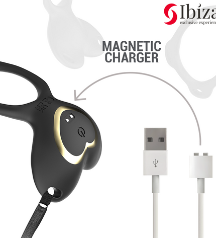IBIZA - VIBRATEUR COUPLE EN FORME DE CŒUR AVEC TÉLÉCOMMANDE by IBIZA TECHNOLOGY