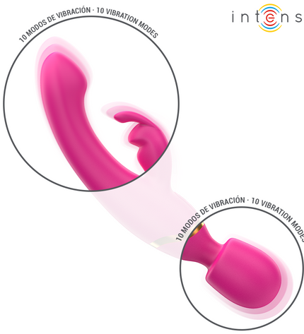 INTENSE - VIBRATEUR DOUBLE WINONA LAPIN ET BAGUETTE by INTENSE HIGH TECH