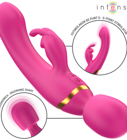 INTENSE - VIBRATEUR DOUBLE WINONA LAPIN ET BAGUETTE by INTENSE HIGH TECH