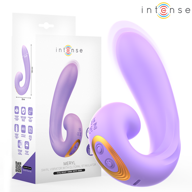 INTENSE - MERYL DOUBLE VIBRATION STIMULATEUR CLITORIEN by INTENSE HIGH TECH