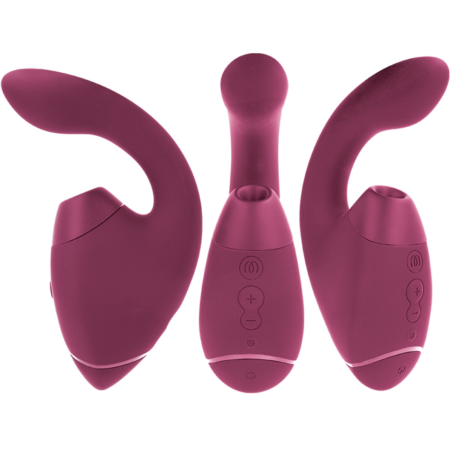 WOMANIZER - DUO NEXT STIMULATEUR CLITORIAL ET DE POINT G DOUBLE ROSE FOYER by WOMANIZER