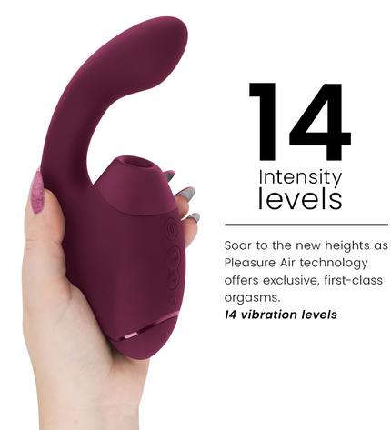 WOMANIZER - DUO NEXT STIMULATEUR CLITORIAL ET DE POINT G DOUBLE ROSE FOYER by WOMANIZER