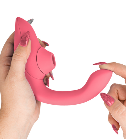 WOMANIZER - VIBRATEUR STIMULATEUR BLEND RABBIT ROSE VIBRANTE by WOMANIZER