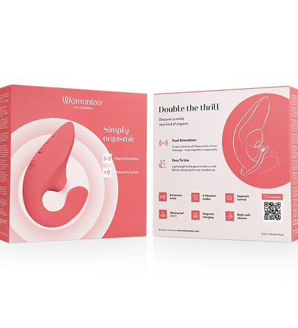WOMANIZER - VIBRATEUR STIMULATEUR BLEND RABBIT ROSE VIBRANTE by WOMANIZER