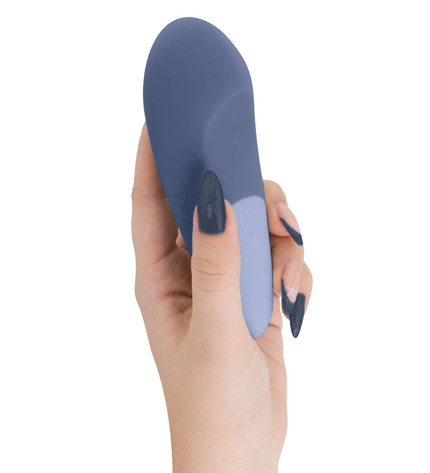 WOMANIZER - VIBE LAY-ON VIBRATEUR SILENCIEUX BLEU FONCÉ by WOMANIZER
