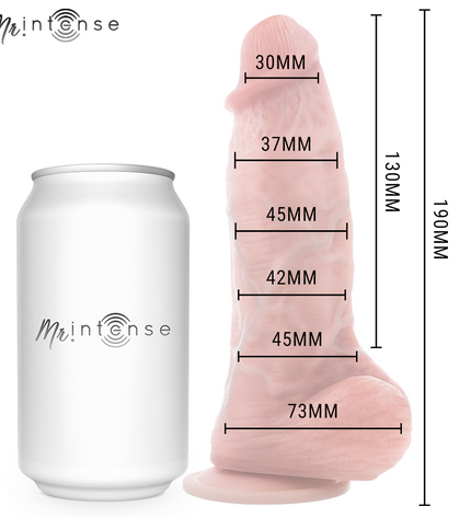 MR INTENSE - PETIT GODEMICHET SPENCER EN SILICONE 19 CM -Ø- 4,5 CM by MR. INTENSE DILDOS