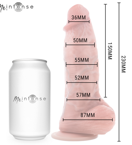 MR INTENSE - GODEMICHET EN SILICONE SPENCER MOYEN 23 CM -Ø- 5,7 CM by MR. INTENSE DILDOS