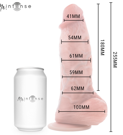 MR INTENSE - GODEMICHET EN SILICONE SPENCER GRAND PÉNIS 25,5 CM -Ø- 6,2 CM by MR. INTENSE DILDOS