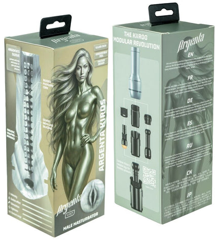 KIIROO - COLLECTION ÉTOILES DE MASTURBATEURS KIROS FEEL ARGENTA by KIIROO