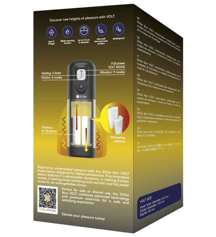 SNAIL VIBE - MASTURBATEUR IKON VOLT À EFFET DE CHALEUR ET DE FRICTION by SNAIL VIBE