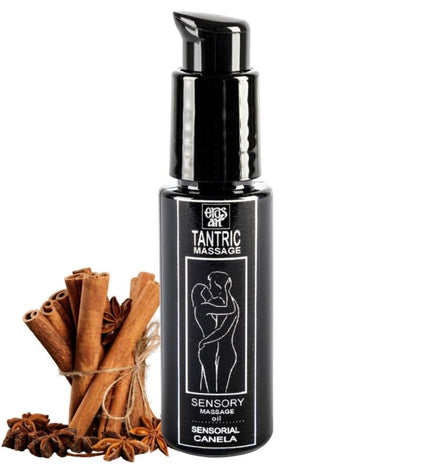 EROS-ART - HUILE DE MASSAGE TANTRIQUE NATURELLE ET CANNELLE APHRODISIAQUE 30 ML - Concombre Boutique