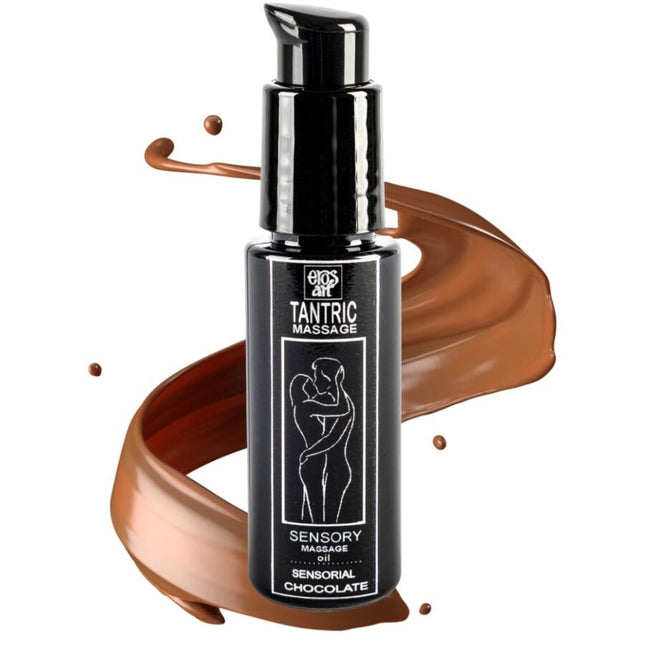 EROS-ART - HUILE DE MASSAGE TANTRIQUE NATURELLE ET APHRODISIAQUE AU CHOCOLAT 30 ML - Concombre Boutique