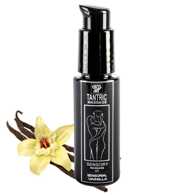 EROS-ART - HUILE DE MASSAGE TANTRIQUE NATURELLE À LA VANILLE APHRODISIAQUE 30 ML - Concombre Boutique