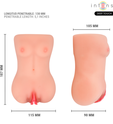INTENSE DEEP TOUCH - VIBRATEUR ET MASTURBATEUR À SUCCION CATHERINE AVEC VOIX by INTENSE BODIES & MASTURBATORS