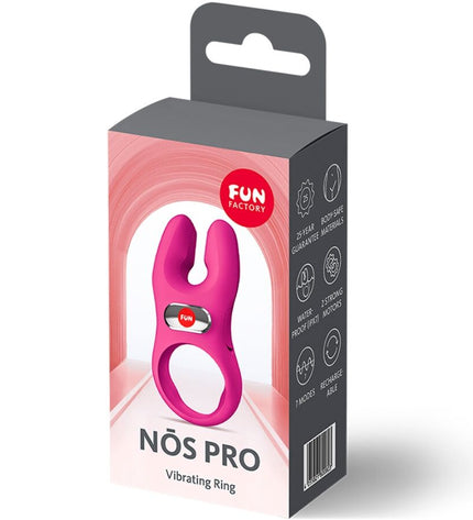 FUN FACTORY - ANNEAU PÉNIS VIBRANT PRO NOS MAGENTA by FUN FACTORY