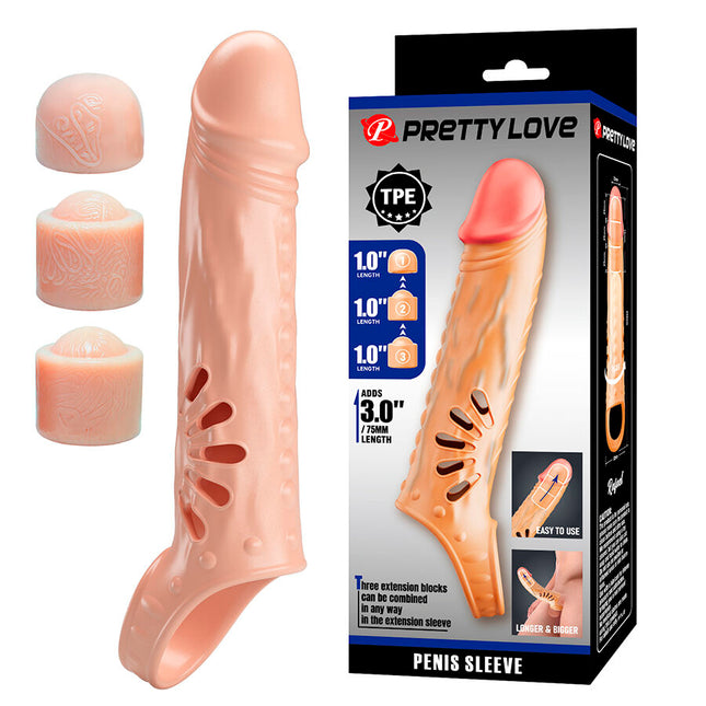 PRETTY LOVE - MANCHON PÉNIS AVEC EXTENSIONS by PRETTY LOVE MALE